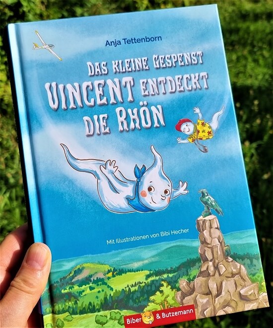 "Das kleine Gespenst Vincent entdeckt die Rhön" - Text: Anja Tettenborn, Illustration: Bibi Hecher