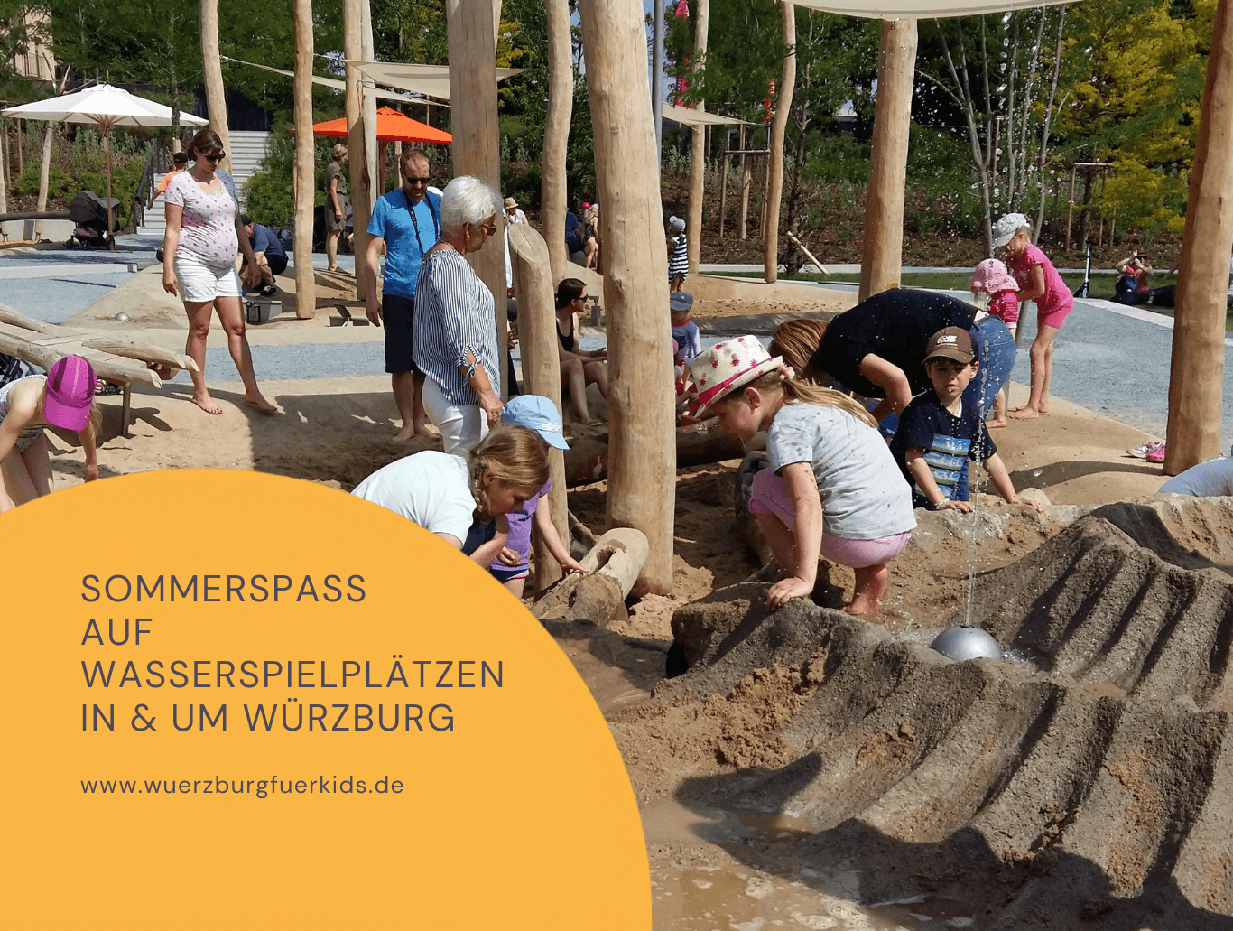 Matschen und Toben: Mehr als 17 Wasserspielplätze in und um Würzburg, die Kids begeistern