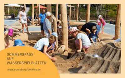 Matschen und Toben: Mehr als 17 Wasserspielplätze in und um Würzburg, die Kids begeistern