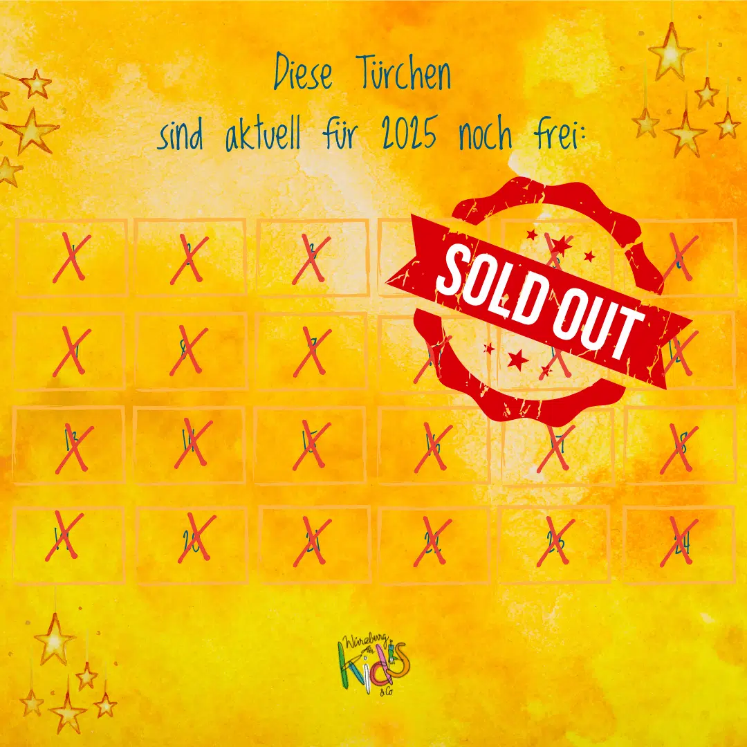 Aktuell gebuchte Tage vom Adventskalender 2025(6)(1) Online Adventskalender 2023 von Würzburg für Kids