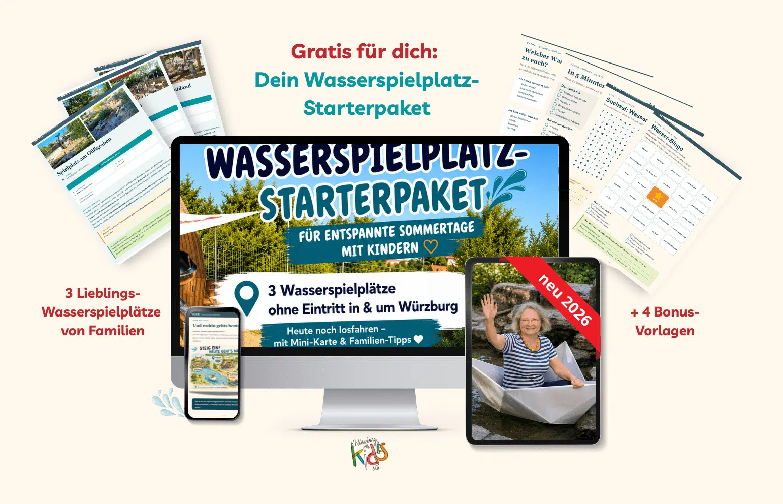 WÜRZI Wasserspielplatz-Starterpaket